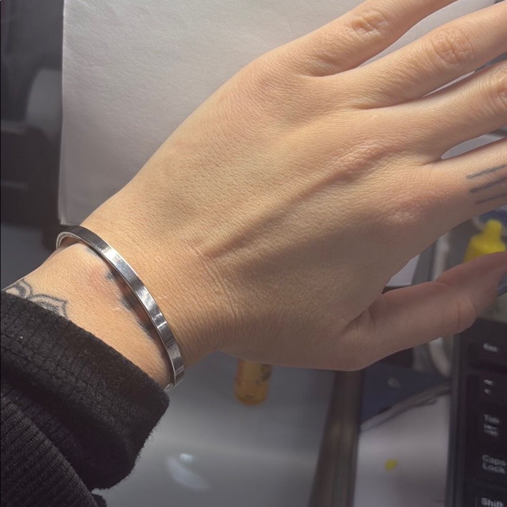 Sterling silver cuff bracelet